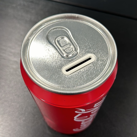Coca Cola Giant Can Coin Piggy Bank - Picture 5 of 9